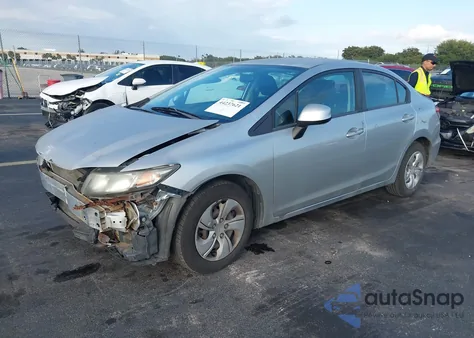 2013 Honda Civic Lx z USA, uszkodzony, nr VIN 2HGFB2F50DH581103
